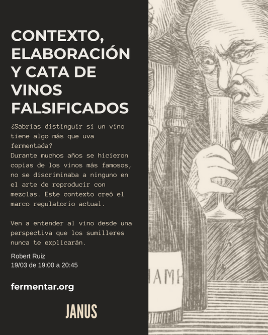 Contexto, elaboración y cata vinos falsificados