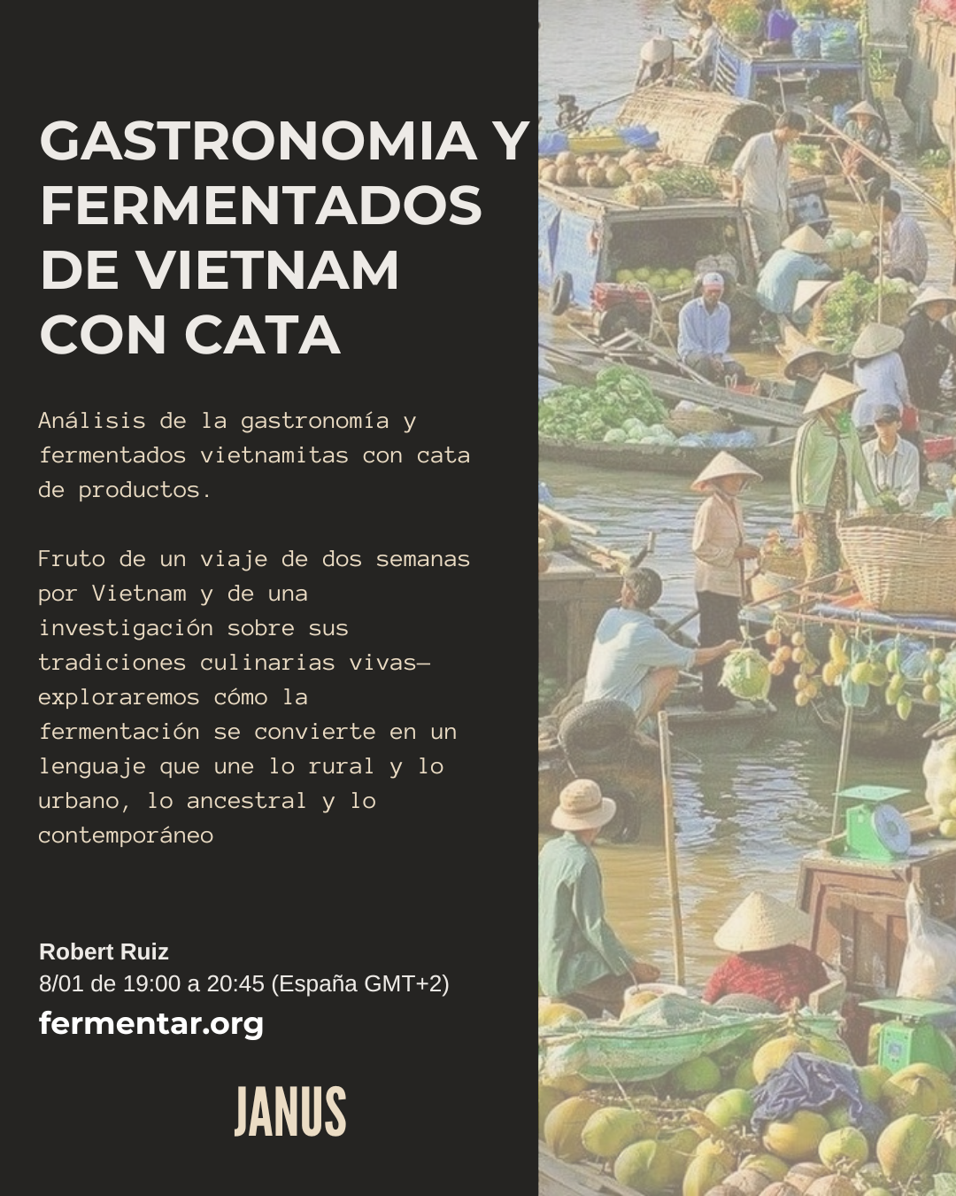 Gastronomia y fermentados de Vietnam con Cata
