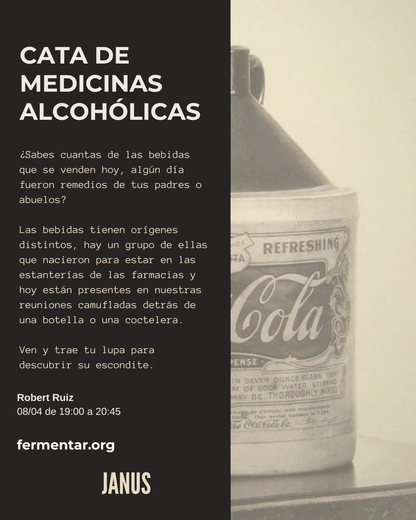 Cata de medicinas alcohólicas